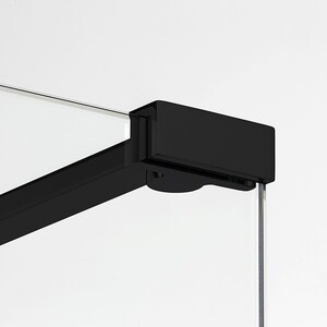 Душевая перегородка (свободный вход) New Trendy VELIO BLACK walk-in 100x200 черная