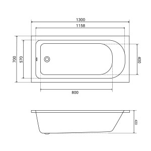 Чугунная ванна Lauter Victoria