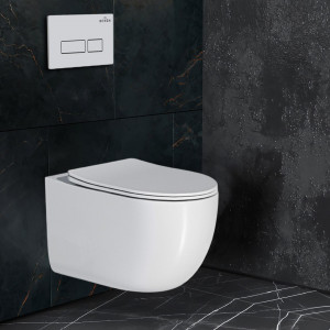 Подвесной унитаз Roxen Vortex Tornado 530160-01 Rimless Soft Close