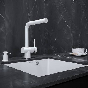 Дозатор для жидкого мыла Paulmark BREVIT D005-431(WH) белый матовый