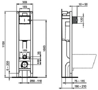 Комплект Ideal Standard 3 в 1 инсталляция + унитаз + крышка микролифт (W220101)