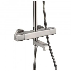 Душевая система с термостатом Grocenberg GB7005NK Сатин