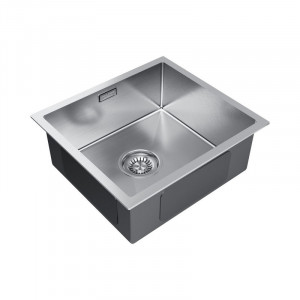 Кухонная мойка Paulmark ALLER 44 UNI PM94444-BS брашированная нержавеющая сталь 44х44см