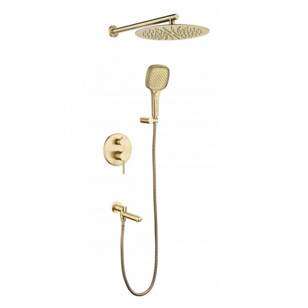 Душевая система встраиваемая Grocenberg GB5001BR бронза