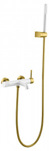 Смеситель для ванны Boheme Uno White Gold 463-WG