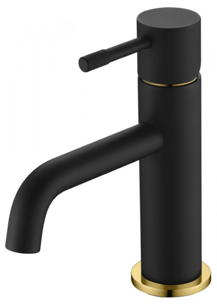 Смеситель для умывальника Boheme Uno Black Gold 461-BG