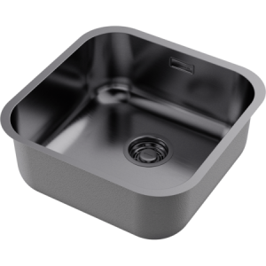 Кухонная мойка Omoikiri Omi 44-U/IF-GM вороненая сталь 44,5 х 41,5