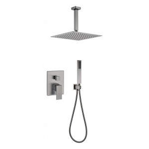 Душевая система встраиваемая без излива Grocenberg GB5089BG-4 графит