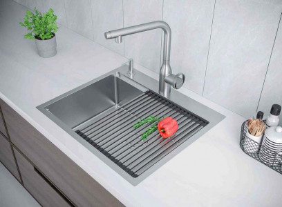 Ролл-мат Paulmark EXTRA R405-BS брашированная нерж.сталь 330х405мм