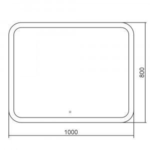 Зеркало Abber See AG6109SL-1.0