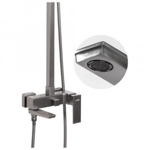 Душевая система Hansberge H5070BG Оружейная сталь