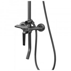 Душевая система Hansberge H5068BG Оружейная сталь
