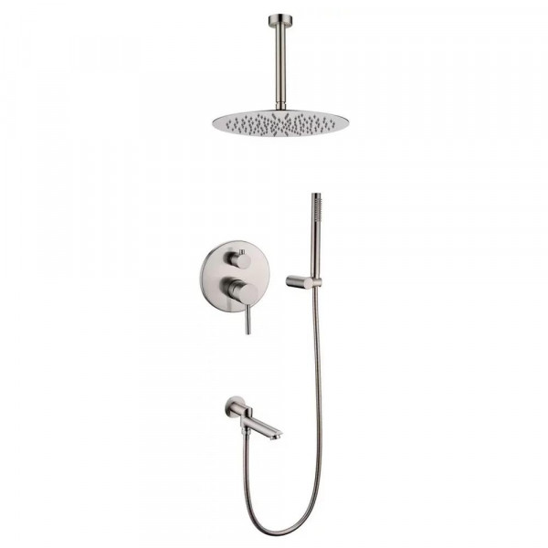 Душевая система встраиваемая Grocenberg GB5099NK-2 никель