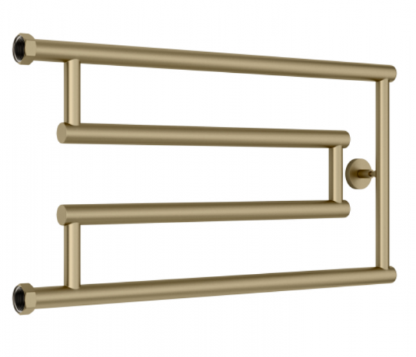 Полотенцесушитель водяной Сунержа High-Tech model "G+" 320х650 Золотой шелк (Матовое золото)