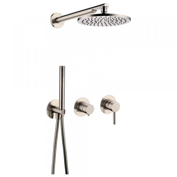 Душевая система встраиваемая без излива Grocenberg GB5090NK никель