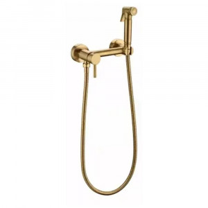 Гигиенический душ со смесителем Grocenberg GB103N-GL брашированное золото