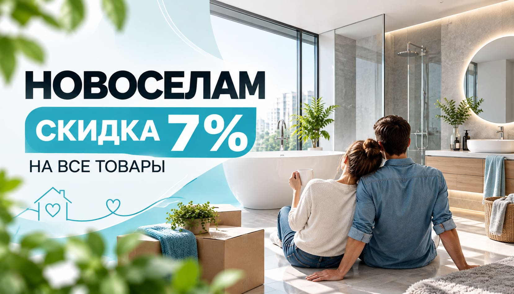 Скидка Новоселам 7%